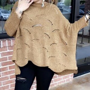 Mustard chenille sweater